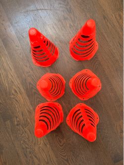 Franklin Sports Training Cones - Set of 6