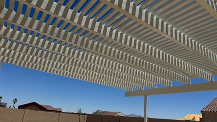 Open Lattice Patio Cover