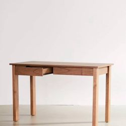 Wood Desk w/ 2 Drawers
