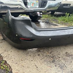 2015 Infiniti Q50 Rear Bumper With Back Up Sensor 