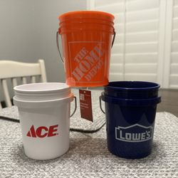 Mini Buckets 3 Pack Lowe’s, Home Depot, Ace