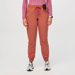 Figs Terracotta Medium Zamora Jogger Bottoms