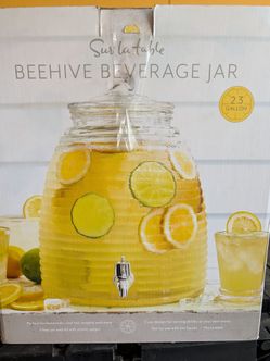 Sur La Table Beehive Beverage Jar