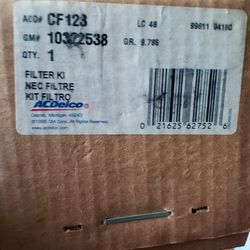 New NOS Cabin Air Filter ACDelco GM Original Equipment CF123 10322538