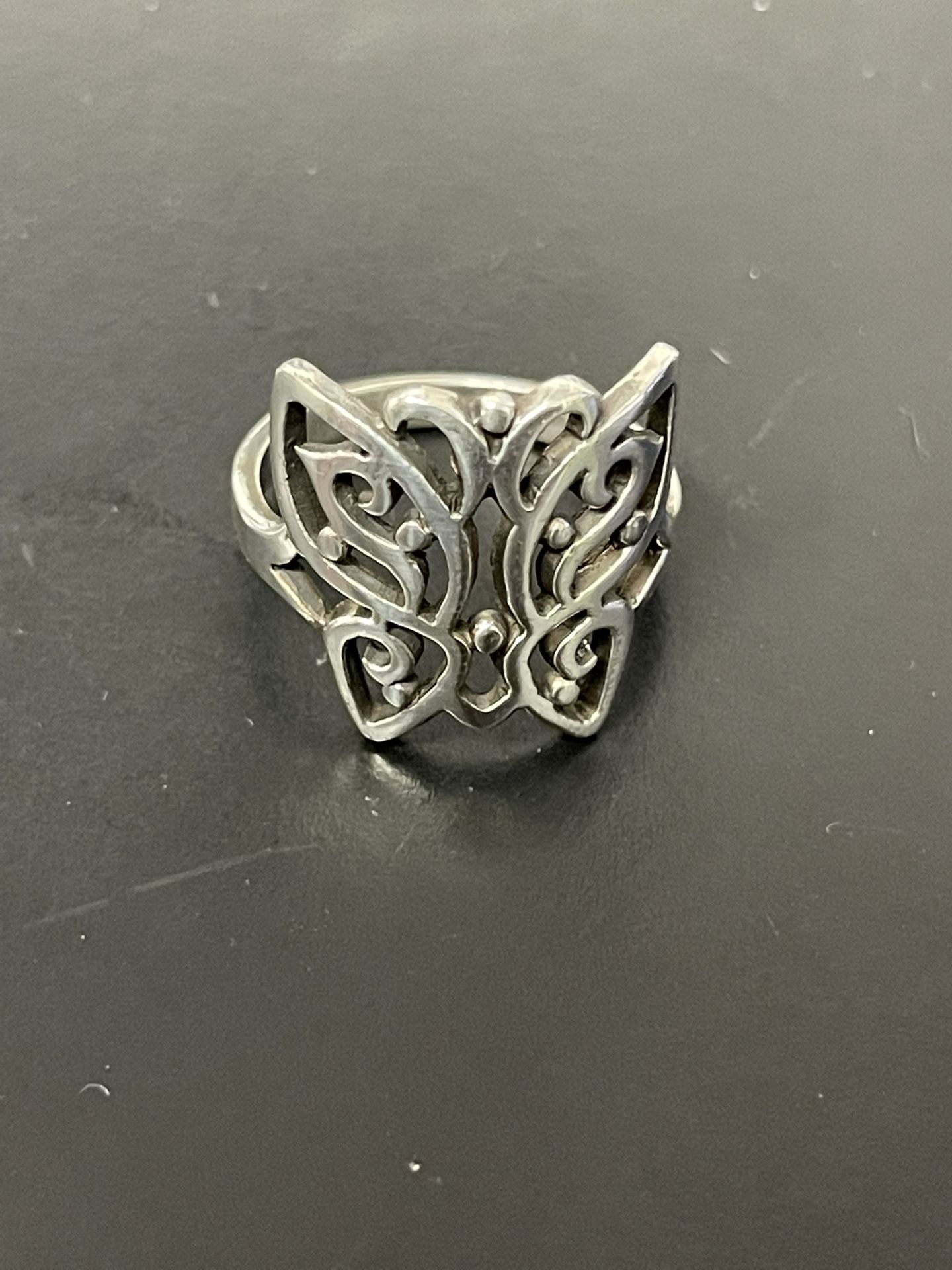 James Avery RETIRED Butterfly Ring Size