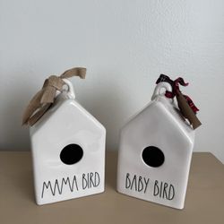Rae Dunn birdhouses