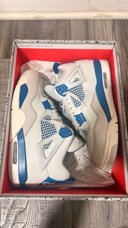 Retro Jordan 4s Military Blue