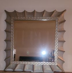 ❗️DEAL❗️Decorative Mirror with Geometric and Architectural Frame
