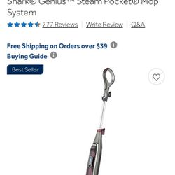 shark genius steam mop $80