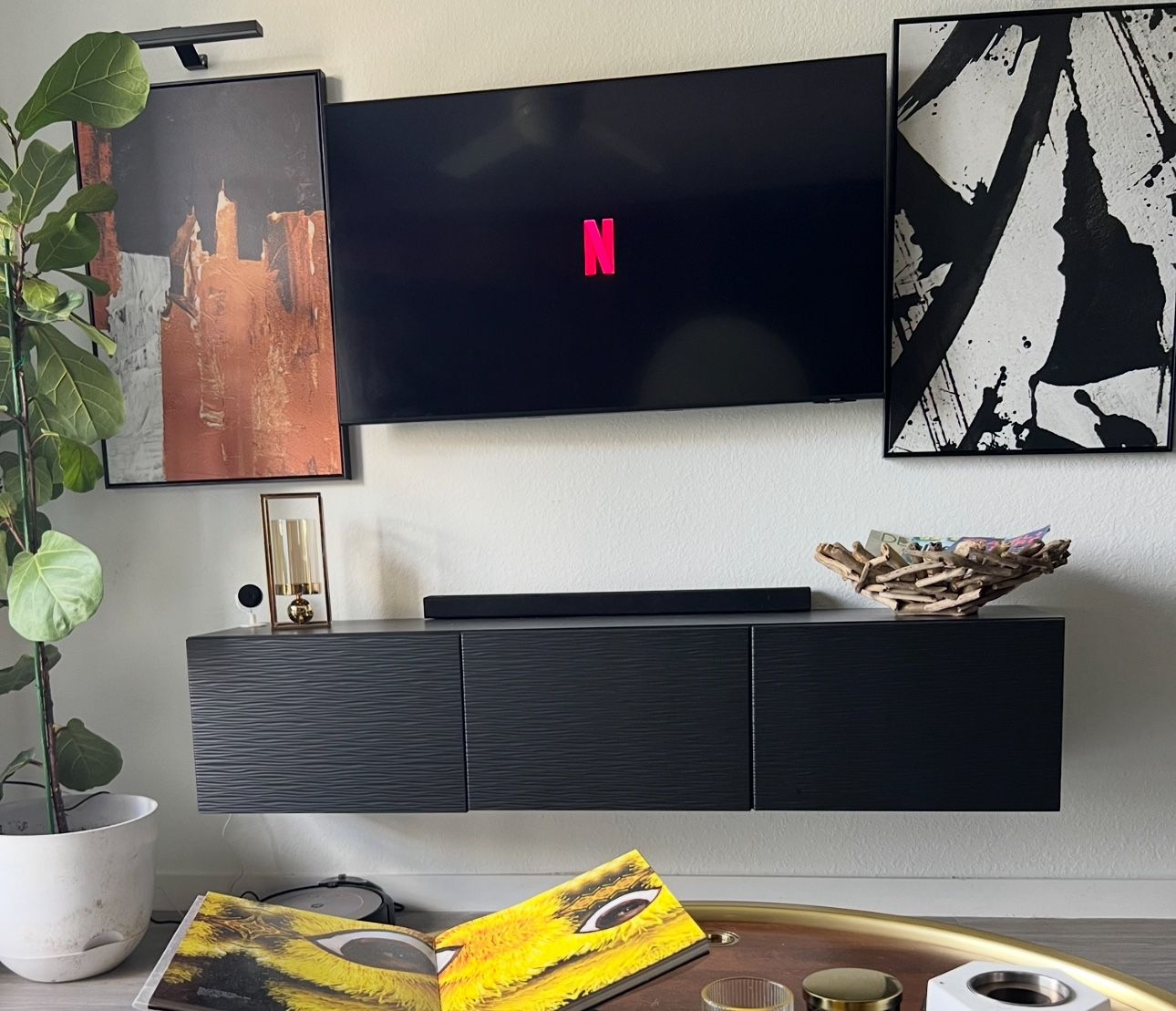 Floating TV Storage Unit