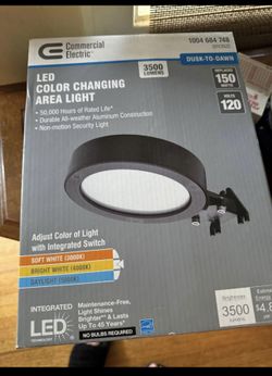 outdoor led area light ( 11 In Bronze Outdoor Integrated LED Security Entrance 