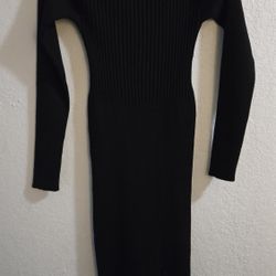 Black Dress With Slit