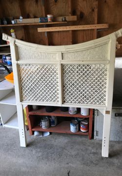 Wooden headboard