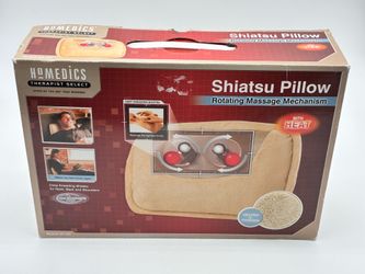 HoMedics Therapist Select Shiatsu Massage Pillow SP-10H Heat Tested w/ Box