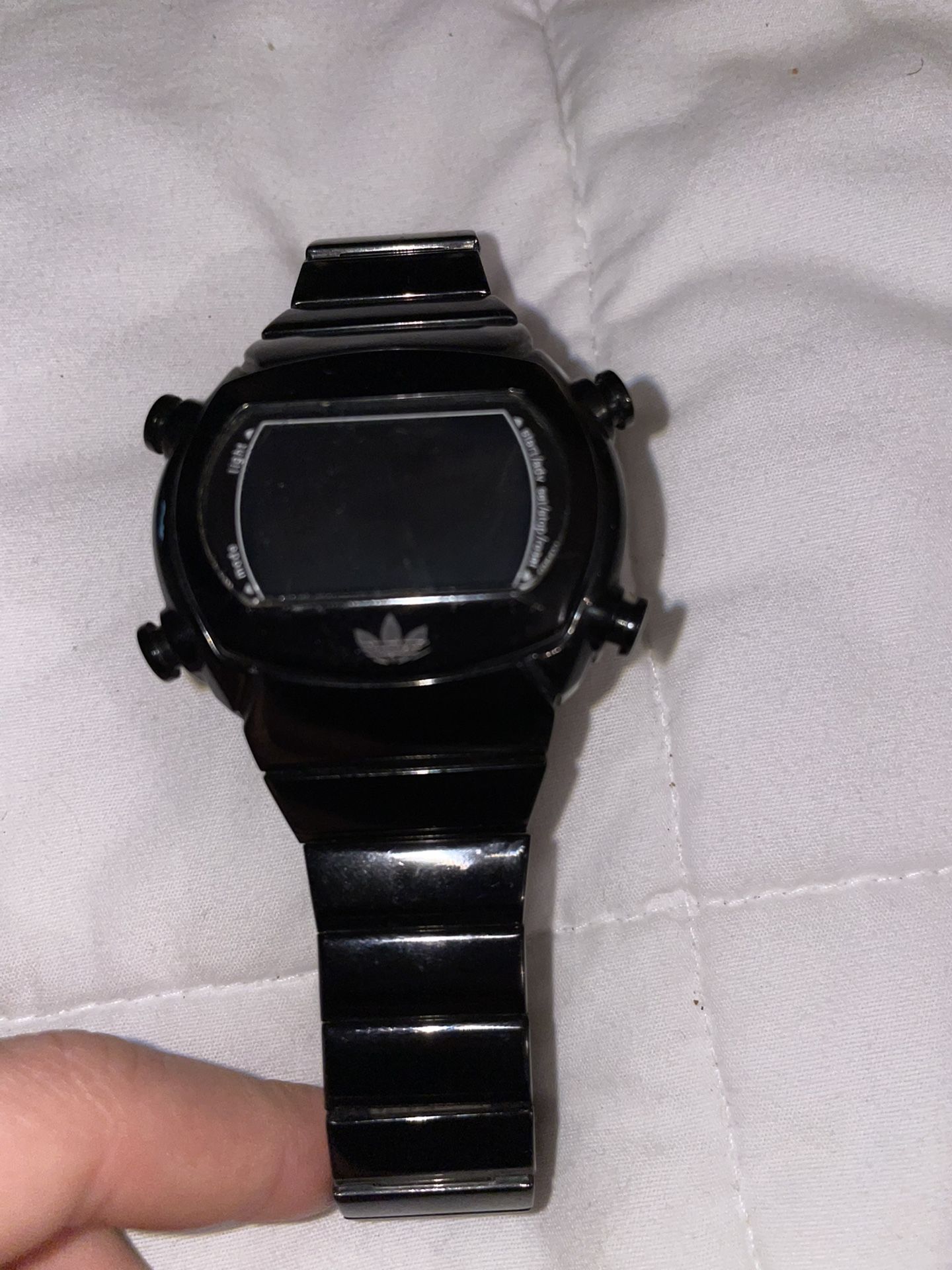 Mens Black Adidas Watch 