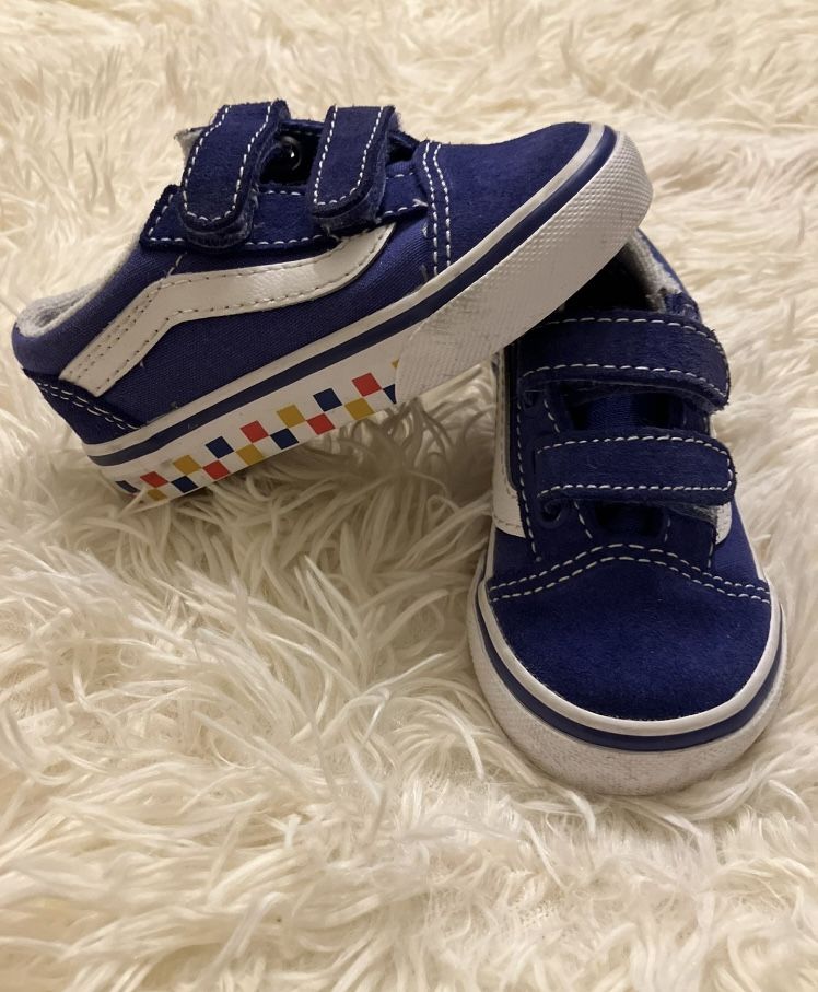 VANS kids Old School V shoes size US 5.5 T