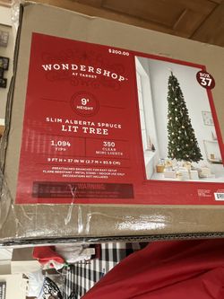 9 Foot Slim Christmas Tree Never Opened 