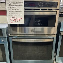 NEW GE  WALL MICROWAVE/OVEN COMBO