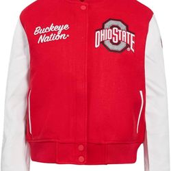 Womens College Classic Essentials Varsity Jacket  Fabric type 47% Polyester, 25% Acrylic, 16% Nylon, 12% Wool Care instructions Hand Wash Only Origin 