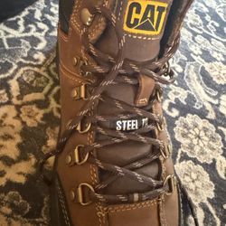 CAT Steels Toe Leather Shoes. 