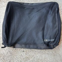 Buxton Black Mesh Packing Cube Travel Organizer Bag for Luggage and Suitcase