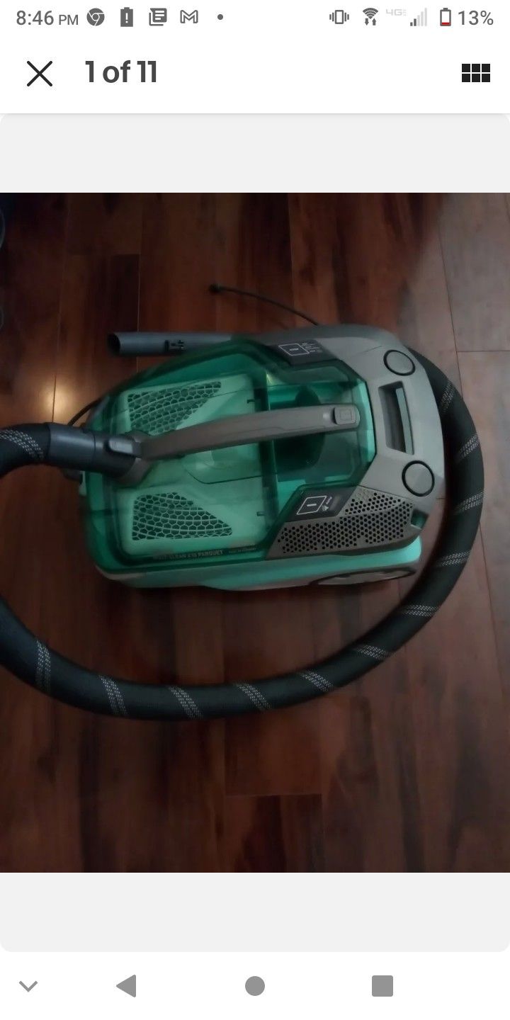 Thomas Aqua + Technology  Multiclean X10 Parquet Vacuum Cleaner GENUINE/ WORKS!