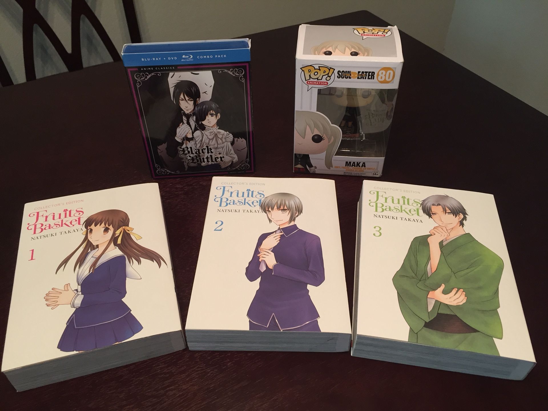Fruits Basket manga and Soul Eater Maka Funko POP vinyl figure