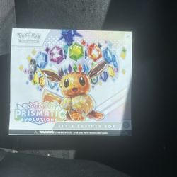 prismatic evolutions trainer box pokemon