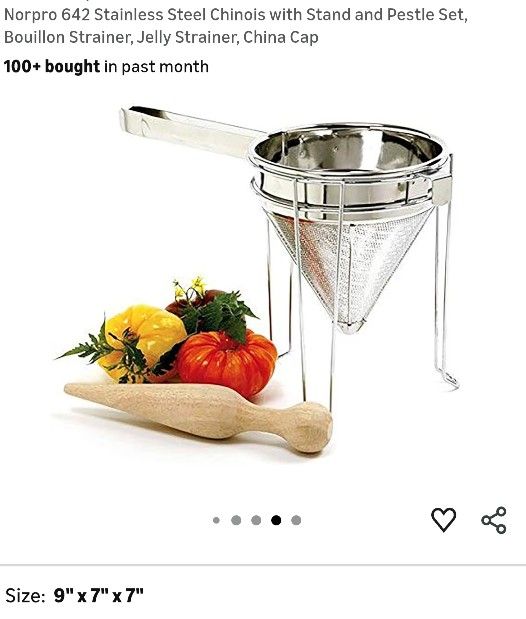 New - Norpro Chinois Sieve Set