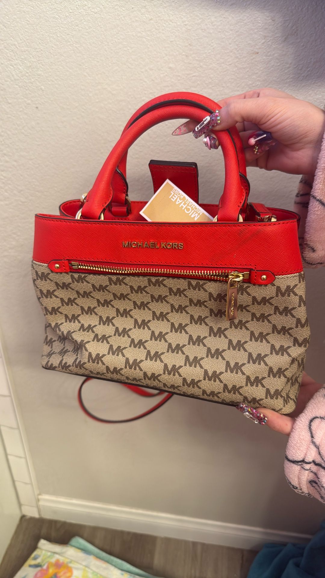 Mk Red Purse - With Tag
