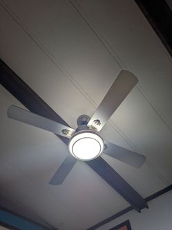 50" Silver LED Ceiling Fan