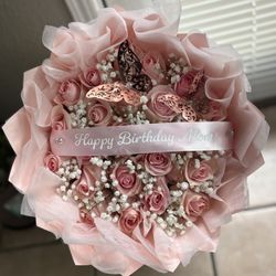 Ramo Buchon Roses Flower Bouquet