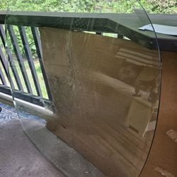 Brand NEW GLASS round Table Top + 1 used )!! 