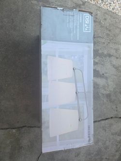 DSI Lighting Corbin 3-Light Linear Chandelier (Brushed Nickel) - Brand New in Box