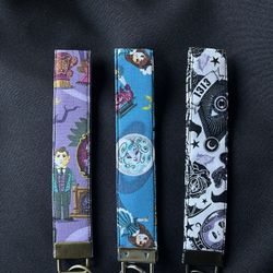 Haunted mansion Wristlet Keychain