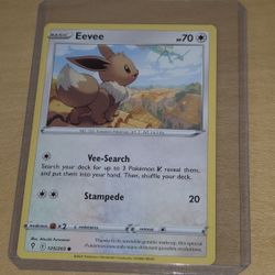 Eevee 125/203 Common - Pokemon SWSH07: Evolving Skies