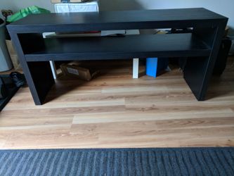 Ikea Lack Console sofa Table brown black for Sale in Portland OR