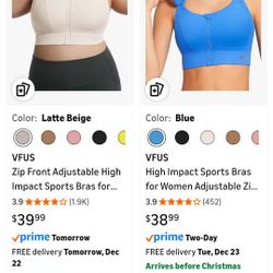 Sports Bra Size Small