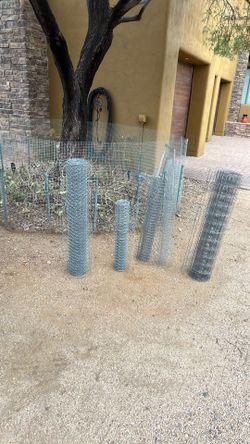 All Rolls Of Fencer Wire Poultry Netting Fence, 20 Gauge Galvanized Hexagonal Chicken Wire Fence, 1-Inch Mesh Opening Size (3 ft. x 25