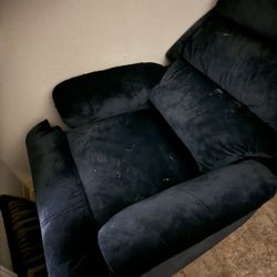 Blue Recliner 