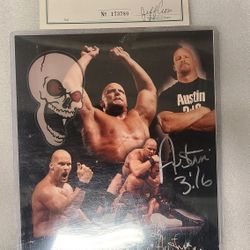 Autographed Photo With Ticket Of Authentication 