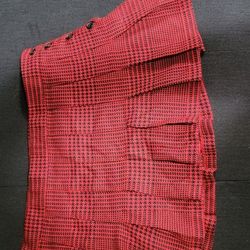 Black And Red Punk Rock Skirt 