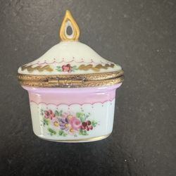 Limoges Floral Crown Box
