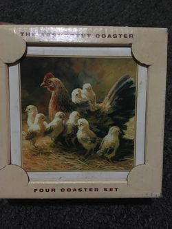 Stone Art The Absorbent Coaster!! Set of 4