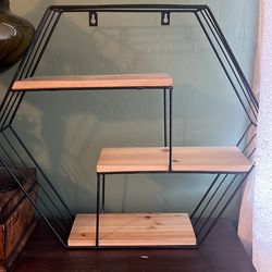 Hexagon Mini Trinket Shelf