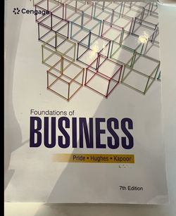 Foundations Of Business