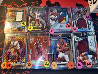NFL cards/ RPAs/ autos/ numbered/ case hits