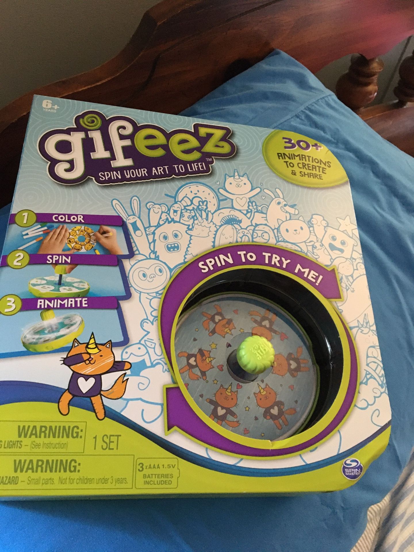 New Gifeez Spin Your Art To Life Set