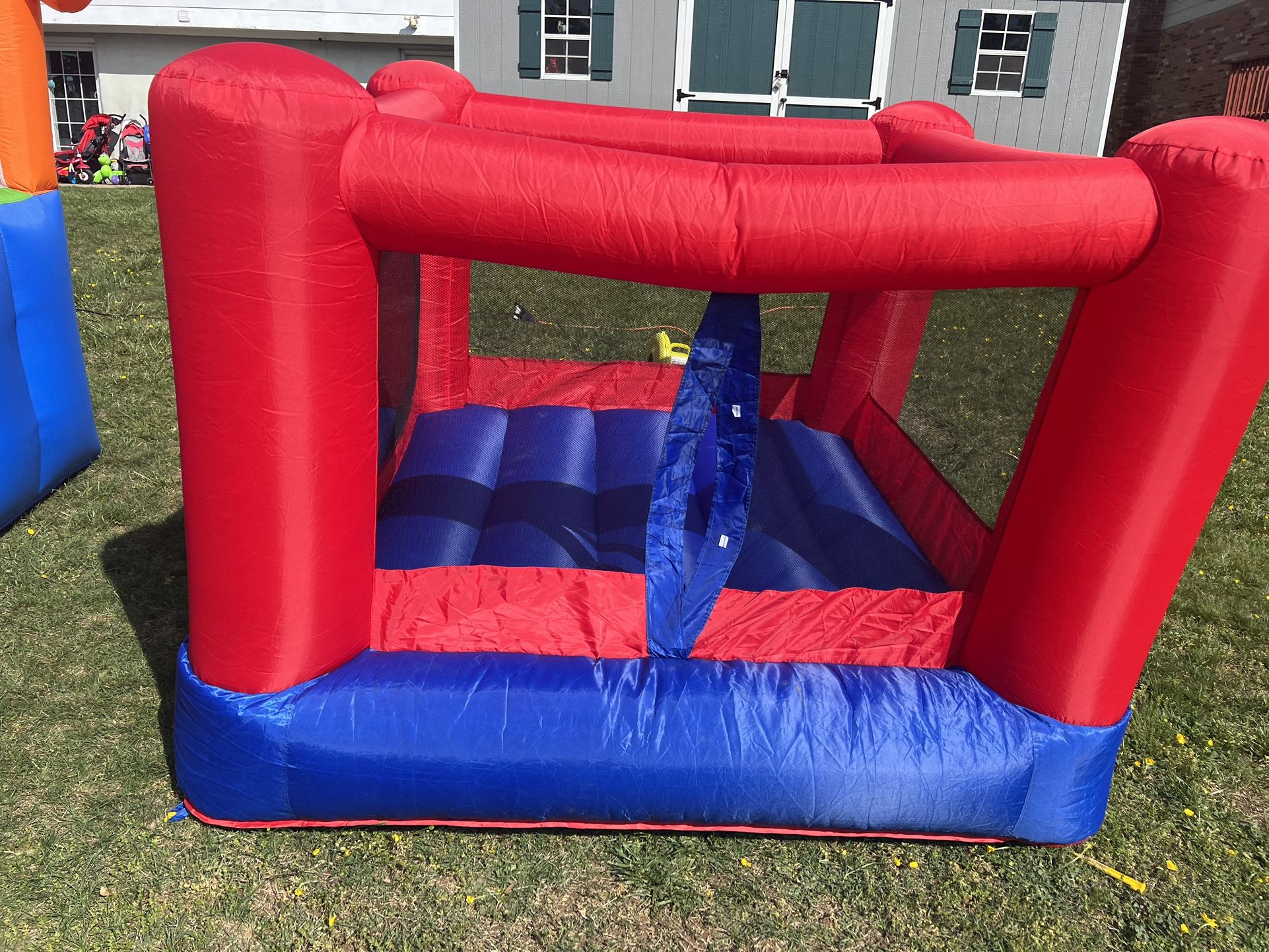 Bouncy House With Electric Blower