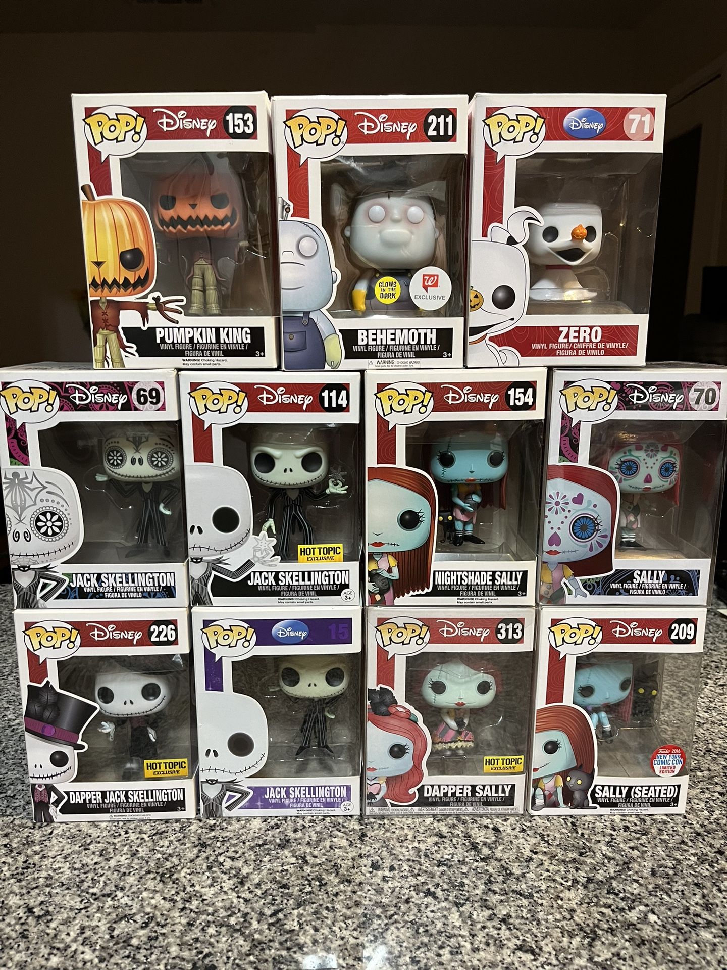 Nightmare Before Christmas POPs